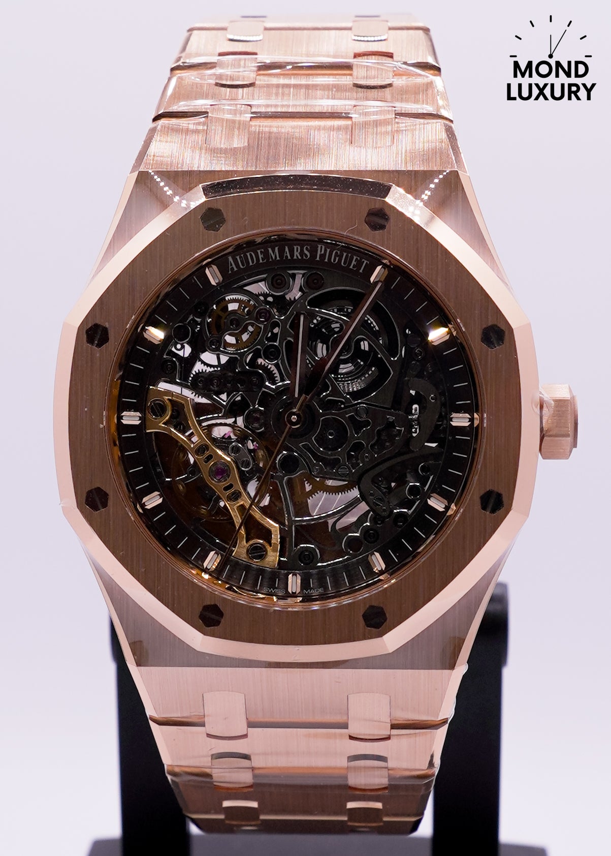 AUDEMARS PIGUET ROYAL OAK DOUBLE BALANCE OPENWORKED 15407OR MOND